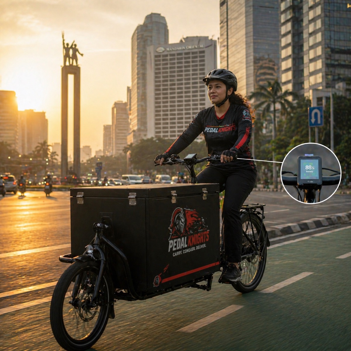 Cargo Bike untuk Kurir Makanan Online: Alternatif Ojol yang Lebih Hemat